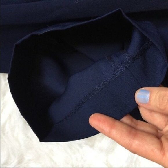 LK Bennett Navy Blue Ellen Straight Leg Dress Pants Trousers US 4 - Picture 6 of 9